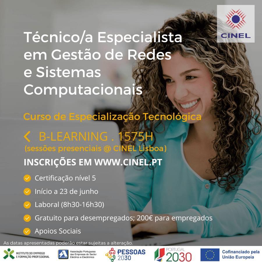 Técnico/a Especialista em Gestão de Redes e Sistemas Computacionais - CET