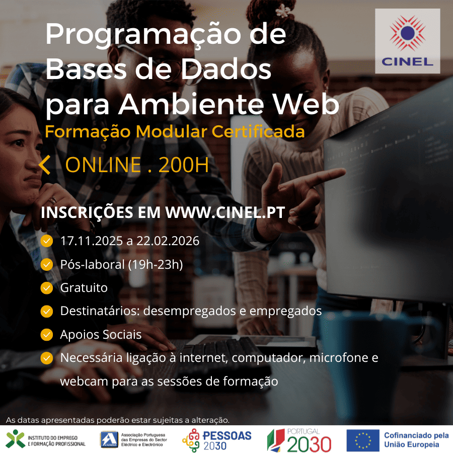 Programação de Bases de Dados para Ambiente Web