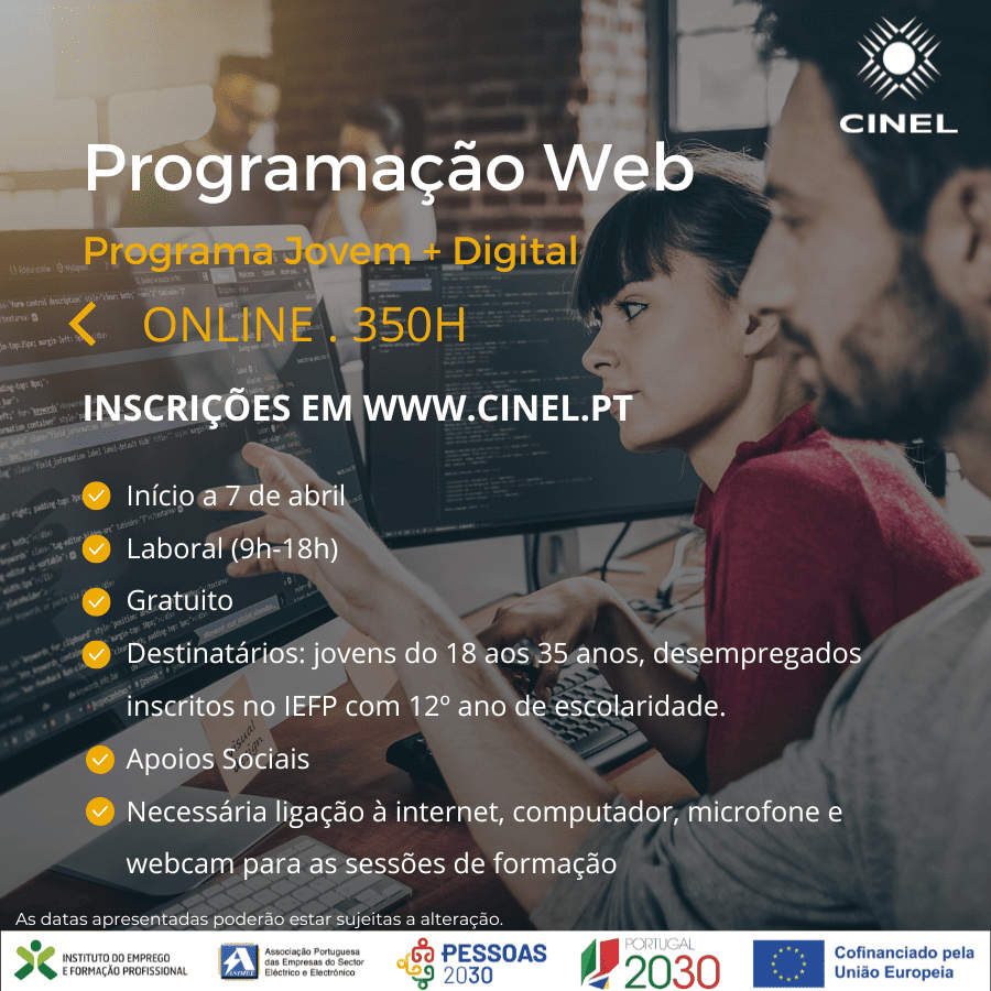 Programação Web (PROGRAMA JOVEM + DIGITAL)